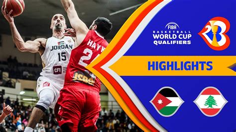 lebanon vs jordan basketball live tv